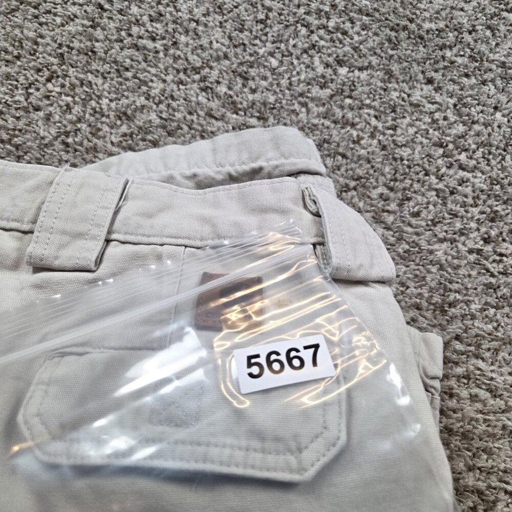 Carhartt Cargo Shorts Men's 42 Beige Utility Outdoor Workwear Read* - Picture 8 of 8